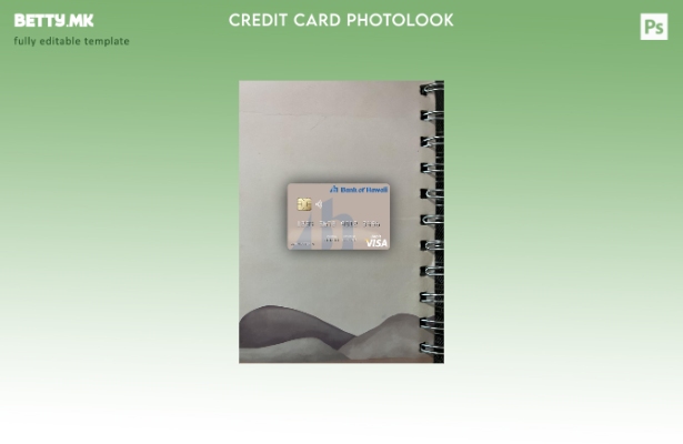 модерен стил Самоа банка на Хаваи виза дебитна картичка photolook предниот шабло